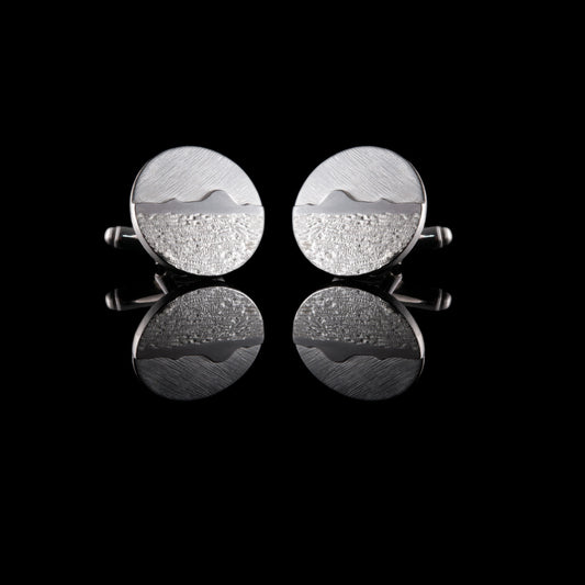 Mourne Mountain Silver Cufflinks - Commission