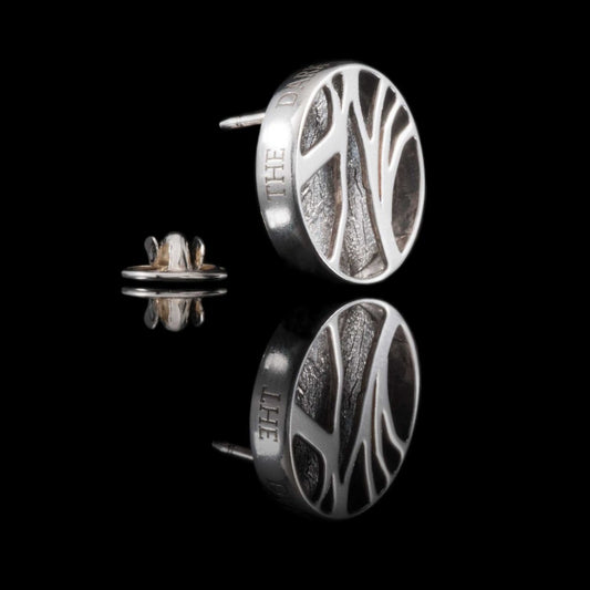 Dark Hedges Lapel Pin - NI Silver