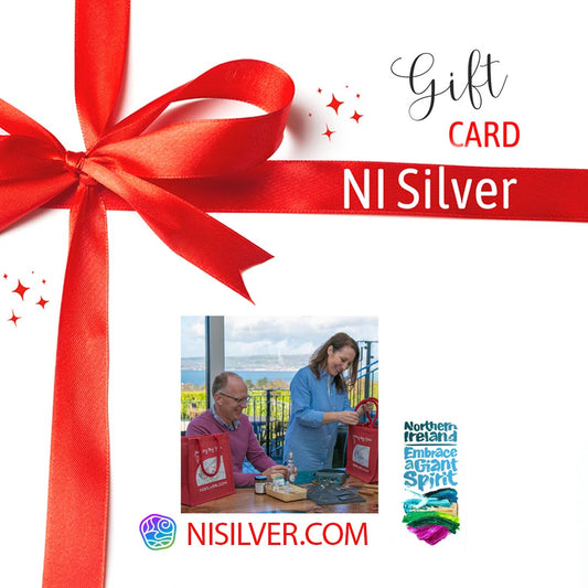 NI Silver Jewellery LUX Beginners Jewellery Making Experience Gift Card.  NI Silver Jewellery Beginners Jewellery Making Experience Gift Card. This card can be purchased for our jewellery making experiences but without having to select a date for the recipient to attend.  You will receive a unique code which you then give to the recipient and at their leisure they come back to the NI Silver Website and use the code during the experience checkout. 