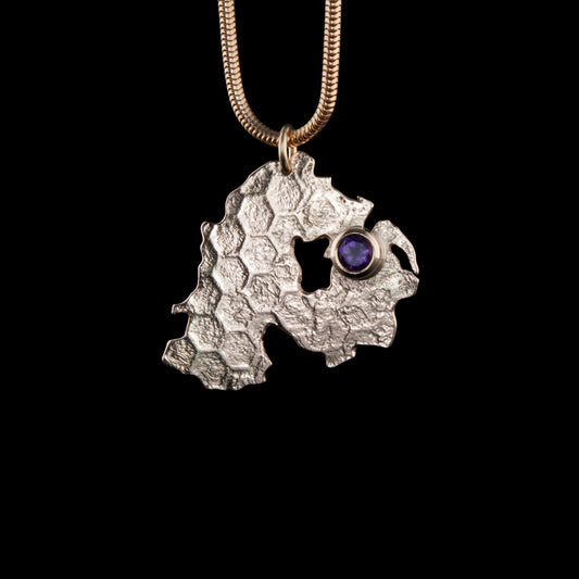 Gold + Amethyst Northern Ireland Necklace Commission