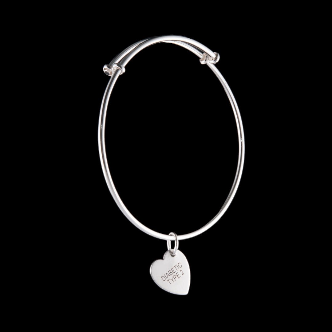 Silver Medical Alert Bangle Commission - NI Silver