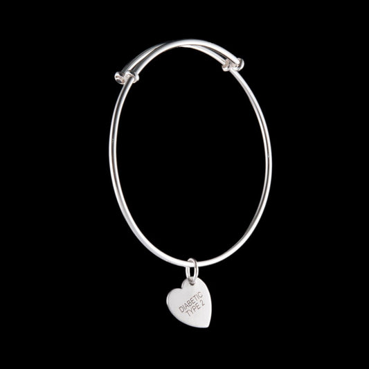 Silver Medical Alert Bangle Commission - NI Silver