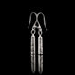 Devenish Tower drop sterling silver earrings, made by NI Silver Jewellery.  One of County Fermanagh's famous tourist attractions.