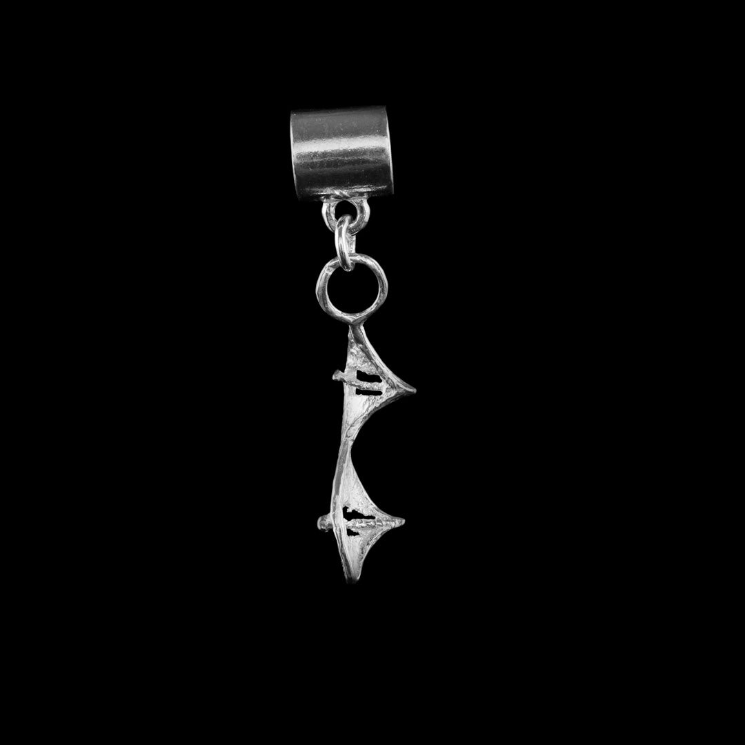 Derry Londonderry Peace Bridge Silver Charm made from sterling silver and compatible with most European Charm Bracelets