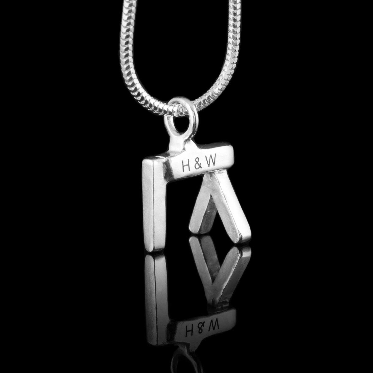 Belfast Crane Necklace - NI Silver