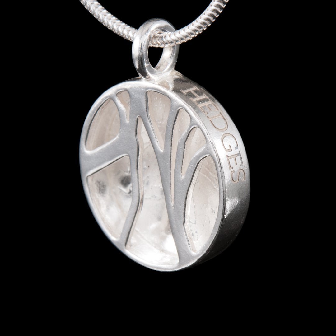 Dark Hedges Etched Necklace - NI Silver