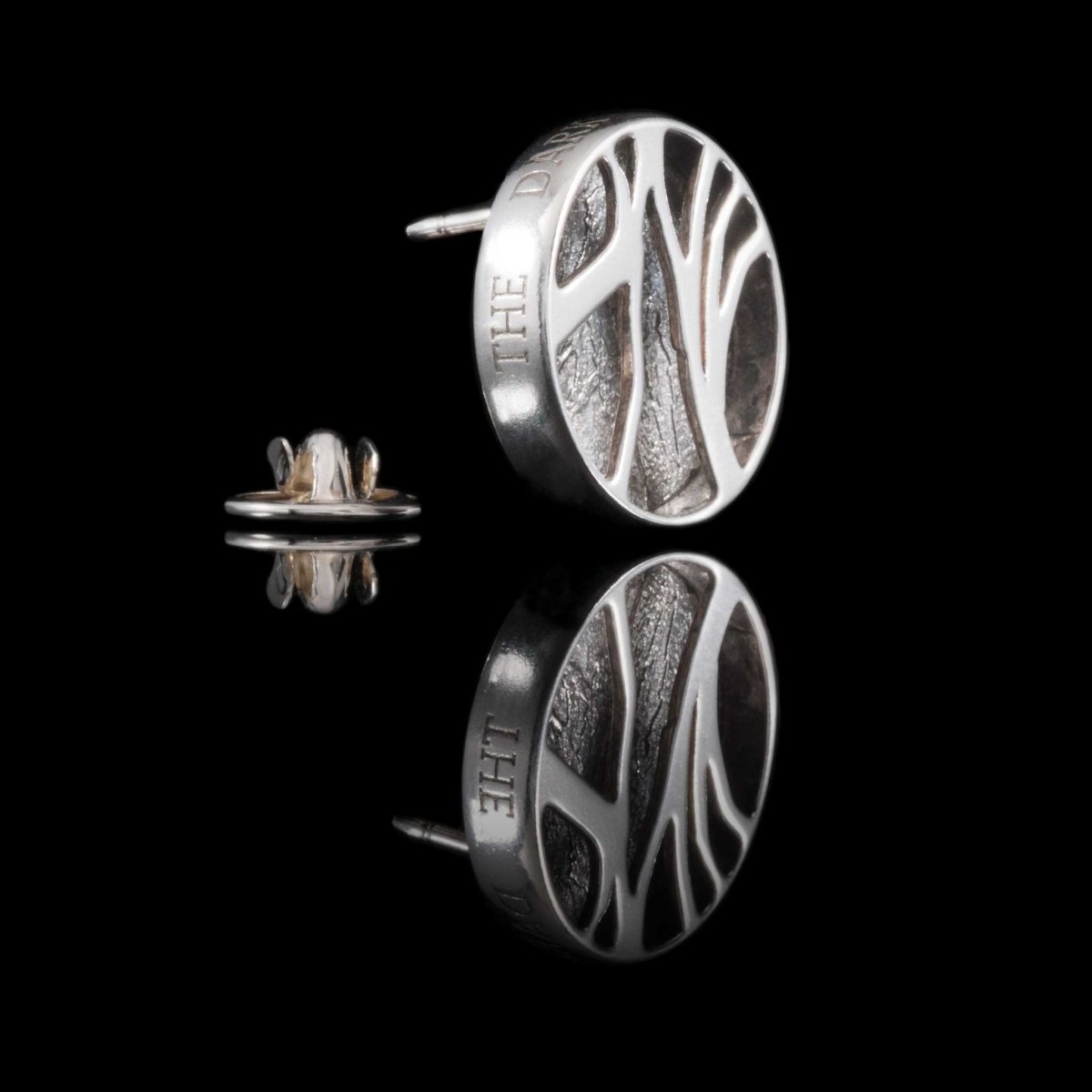 Dark Hedges Lapel Pin - NI Silver