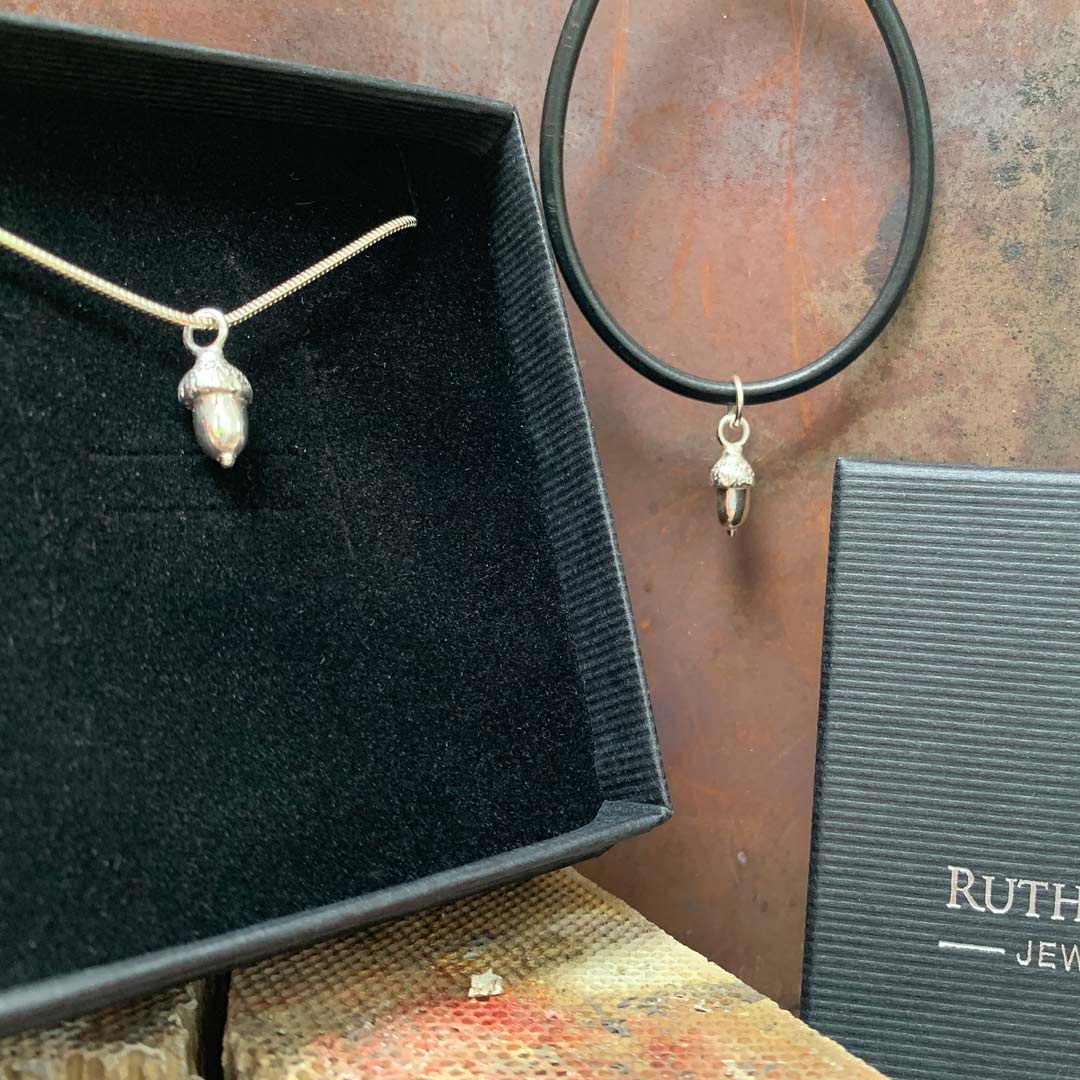 'From Little Acorns' Silver Necklace - NI Silver