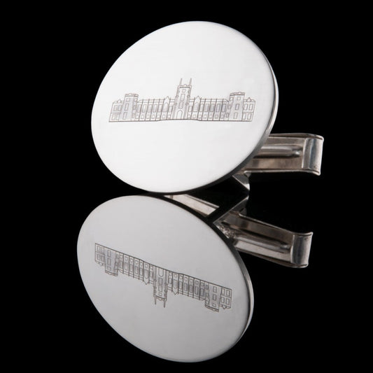 Queen's University Cufflinks - NI Silver